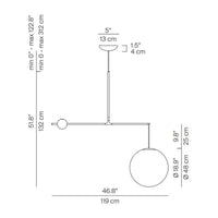 Luceplan Malamata 48 Pendant Light | All Square Lighting