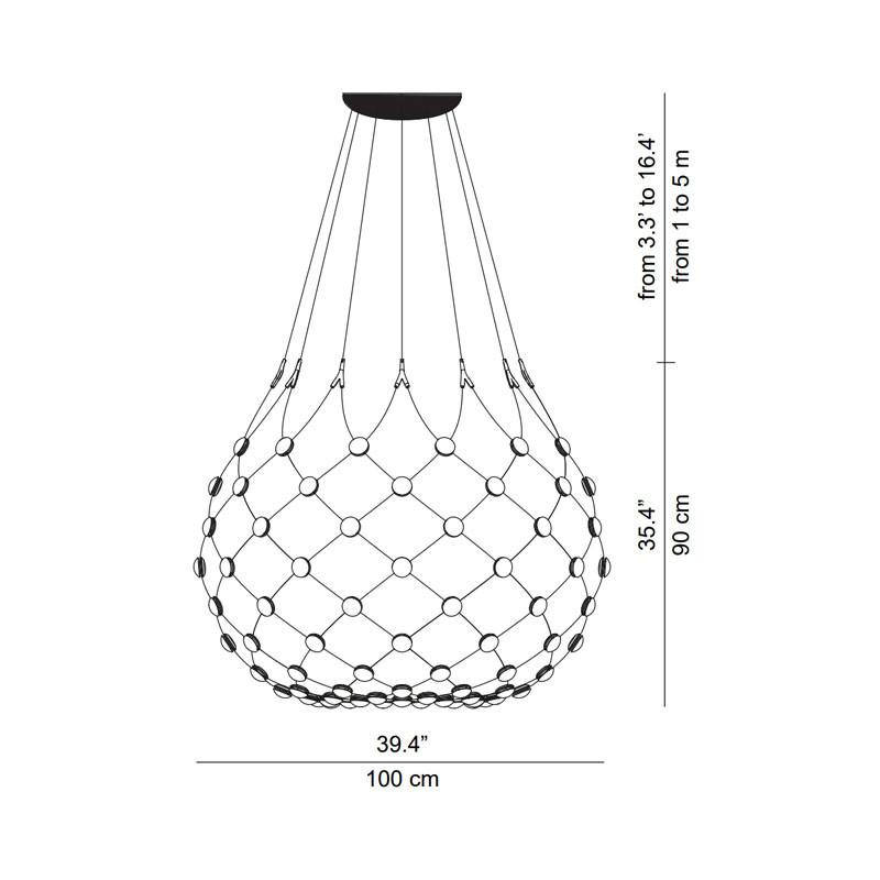 Mesh 100 Pendant Light