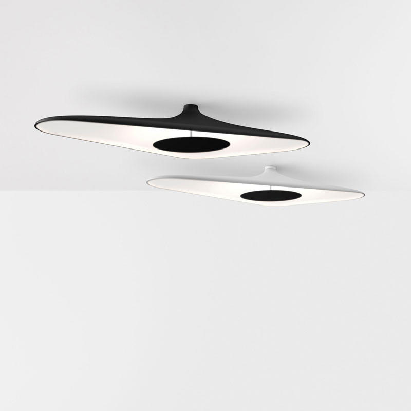 Luceplan Soleil Noir Ceiling Light | All Square Lighting