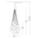 Luceplan Stochastic 48 Pendant Light | All Square Lighting