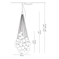 Luceplan Stochastic 48 Pendant Light | All Square Lighting