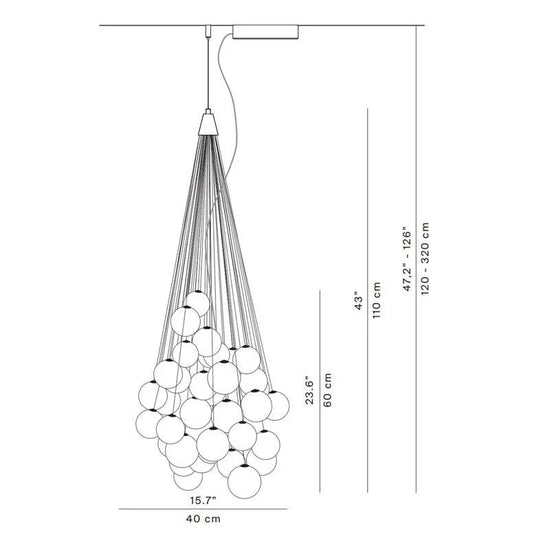 Stochastic 48 Pendant Light