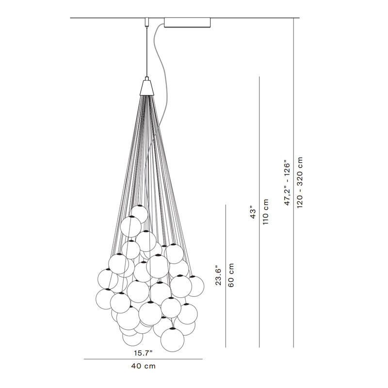 Stochastic 48 Pendant Light