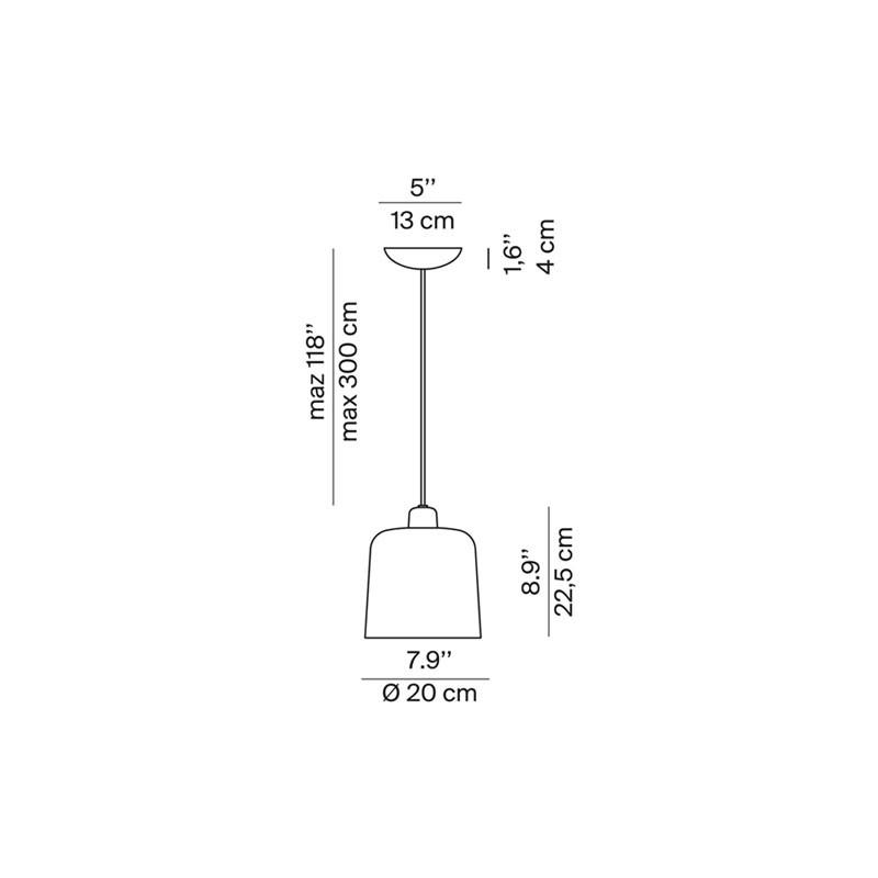 Zile 20 Pendant Light