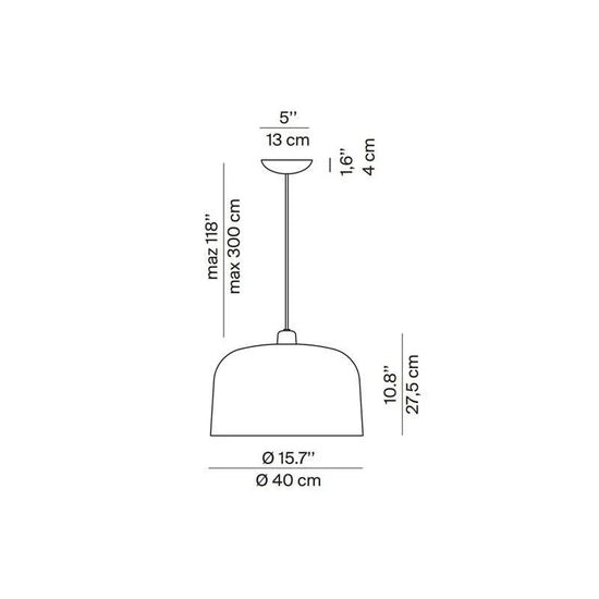 Zile 40 Pendant Light