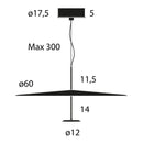 Lumina Dot 600 Pendant Light | All Square Lighting