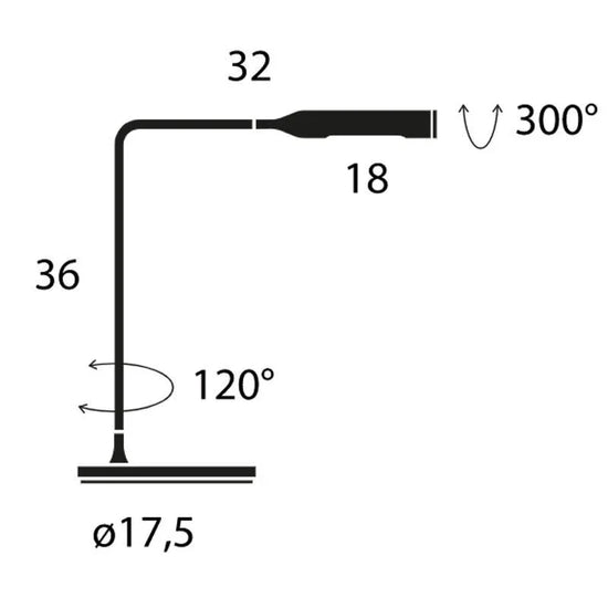 Flo Bedside Table Lamp