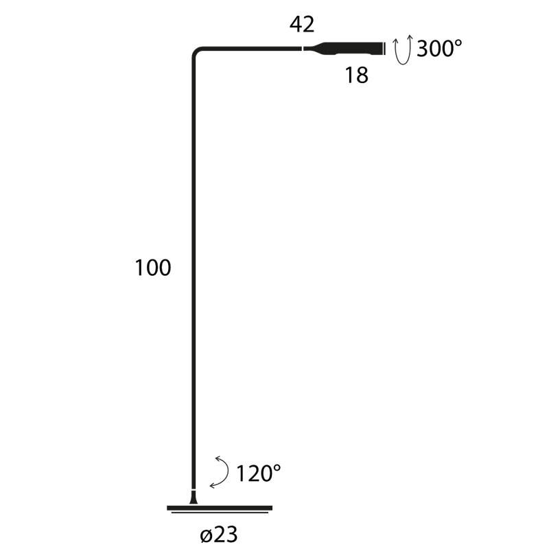 Flo Lounge Floor Lamp