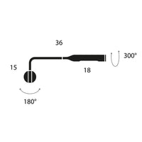 Lumina Flo M Wall Light | All Square Lighting