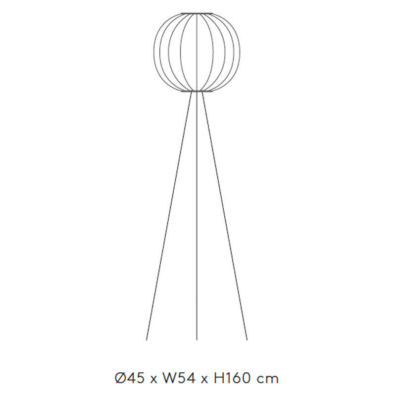Kint-Wit 45 Round High Floor Lamp