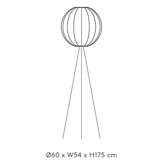 Kint-Wit 60 Round High Floor Lamp
