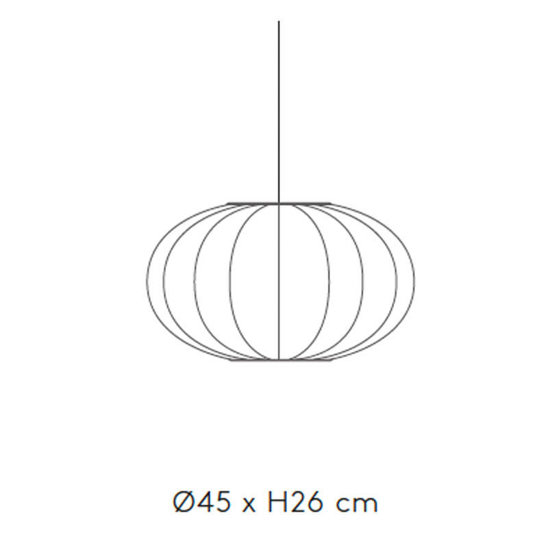 Knit-Wit 45 Oval Pendant Light