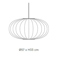 Made by Hand Knit-Wit 57 Oval Pendant Light | All Square Lighting