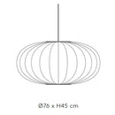 Made by Hand Knit-Wit 76 Oval Pendant Light | All Square Lighting