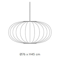 Made by Hand Knit-Wit 76 Oval Pendant Light | All Square Lighting