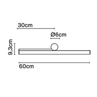 Marset Ambrosia 60 AC Wall Light | All Square Lighting