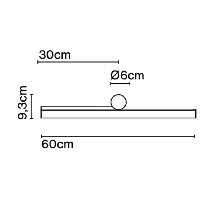 Marset Ambrosia 60 AC Wall Light | All Square Lighting