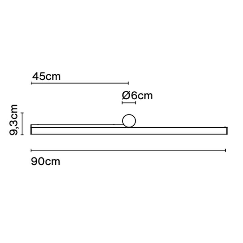 Ambrosia 90 AC Wall Light