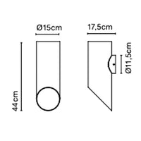 Marset Elipse Outdoor Wall Light | All Square Lighting