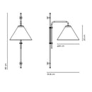 Marset Funiculí Fabric Wall Light | All Square Lighting