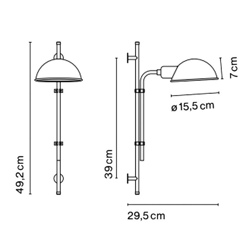 Funiculí Wall Light