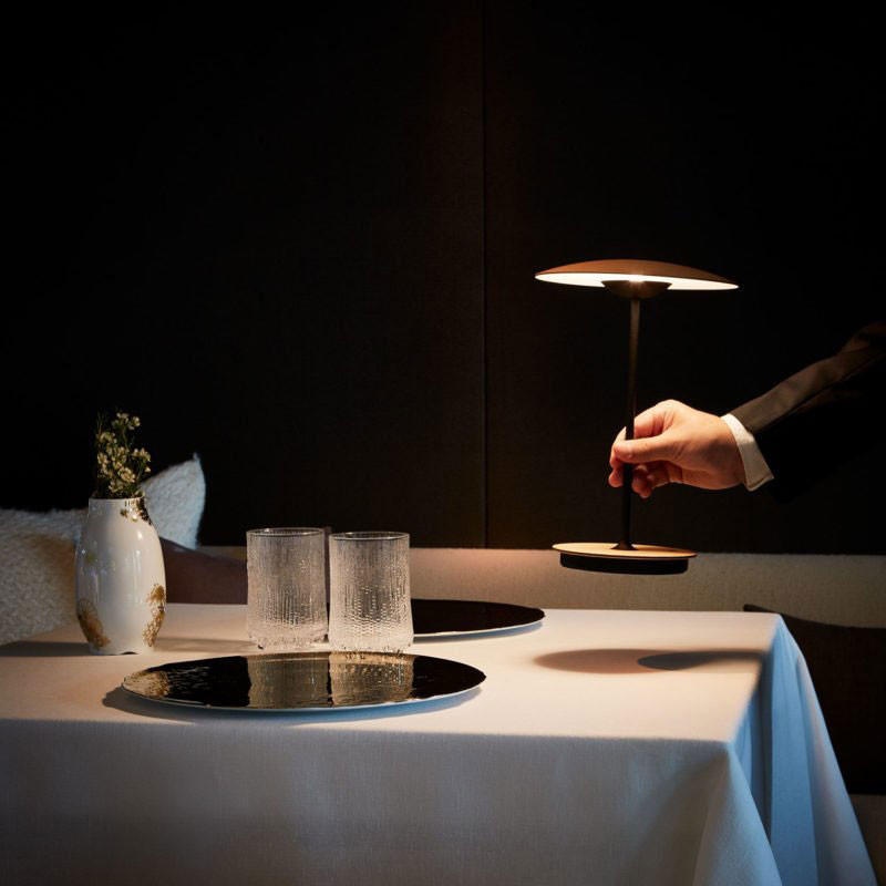 Marset Ginger 20M Portable Table Lamp | All Square Lighting