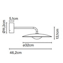 Marset Ginger 32A Outdoor Wall Light | All Square Lighting