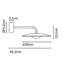 Marset Ginger 32A Outdoor Wall Light | All Square Lighting