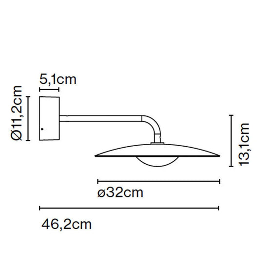 Ginger 32A Outdoor Wall Light