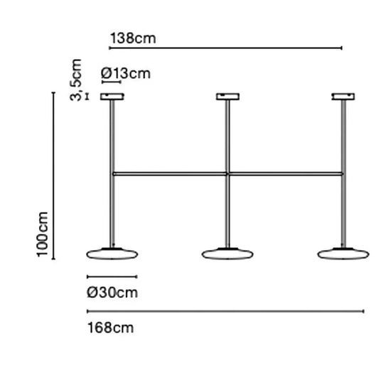 Ihana x3 100 Ceiling Light