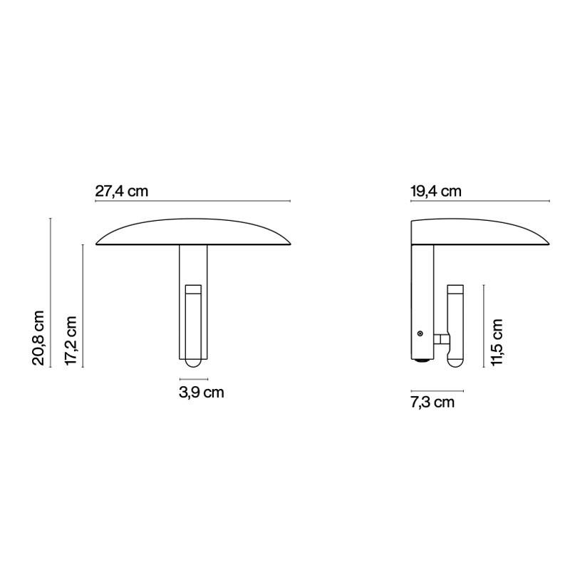 Marset Konoha Wall Light | All Square Lighting