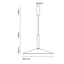 Marset Milana 47 Pendant Light | All Square Lighting