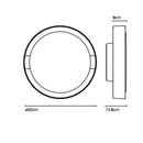 Marset Plaff-on! 50 LED Wall Light | All Square Lighting