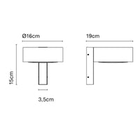 Marset Plaff-on! A Wall Light | All Square Lighting