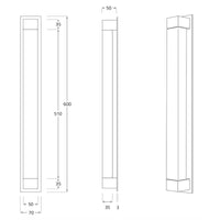Massifcentral Baindouche Wall Light | All Square Lighting
