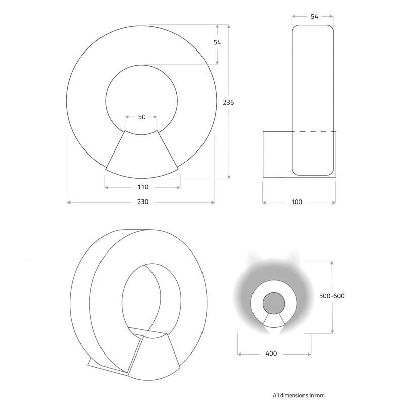 Massifcentral Grand Opera Wall Light | All Square Lighting