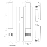 Massifcentral Grand Piston Mur Wall Light | All Square Lighting