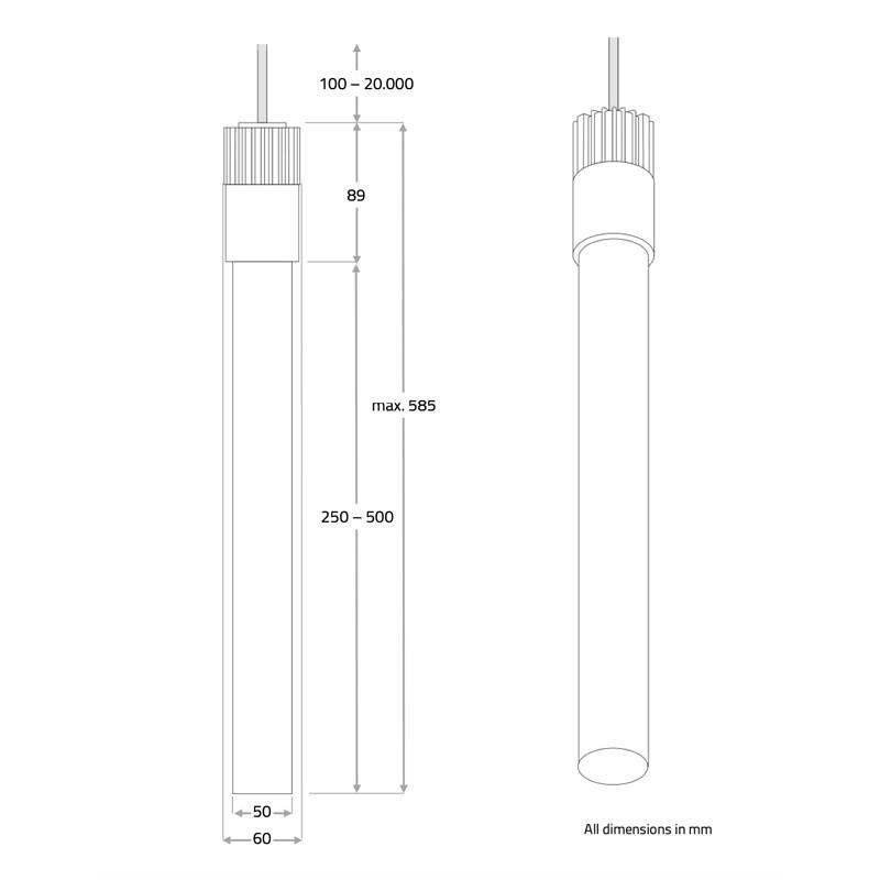 Massifcentral Grand Piston Pendant Light | All Square Lighting