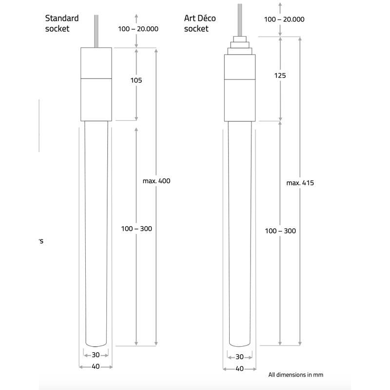 Petit Piston Pendant Light