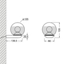 Occhio Luna Parete Wall Light | All Square Lighting