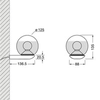 Occhio Luna Parete Wall Light | All Square Lighting