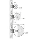Occhio Luna Scura Up Wall Light | All Square Lighting