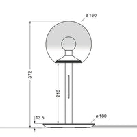 Occhio Luna Sogno Table Lamp | All Square Lighting