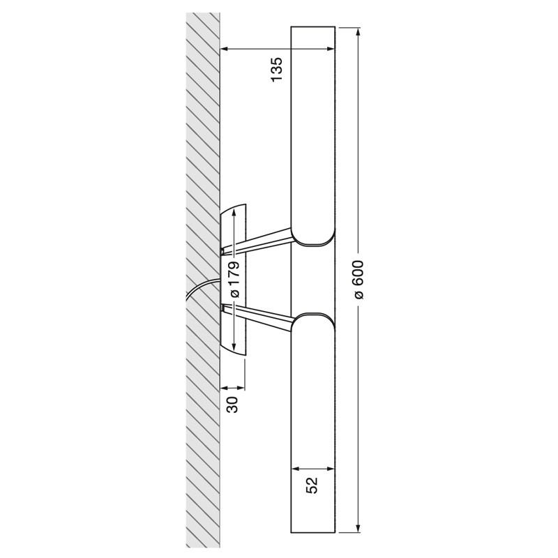Occhio Mito Aura 60 Wall Light | All Square Lighting