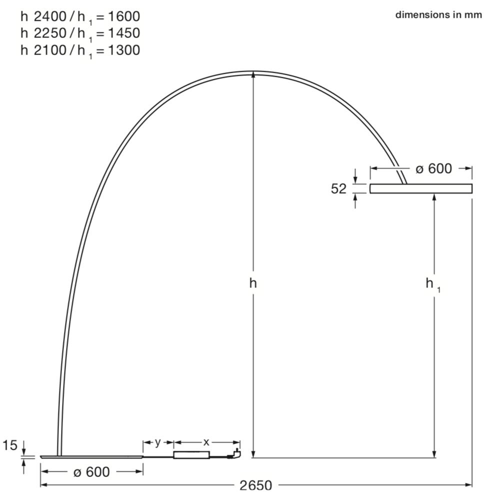 Occhio Mito Largo Floor Lamp | All Square Lighting