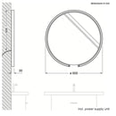 Occhio Mito Sfera 60 Illuminated Mirror | All Square Lighting