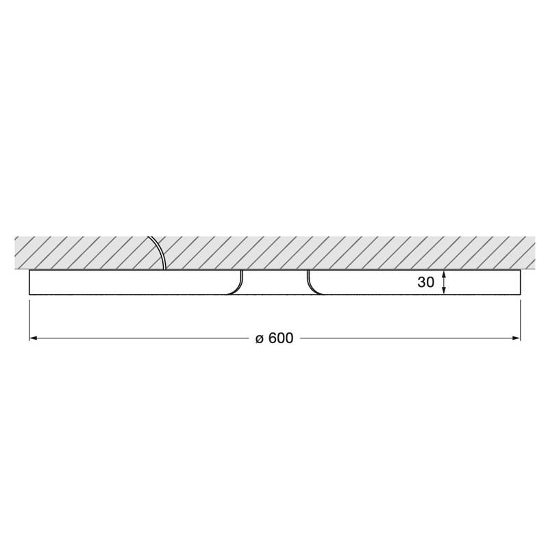 Occhio Mito Soffitto 60 Up Ceiling Light | All Square Lighting