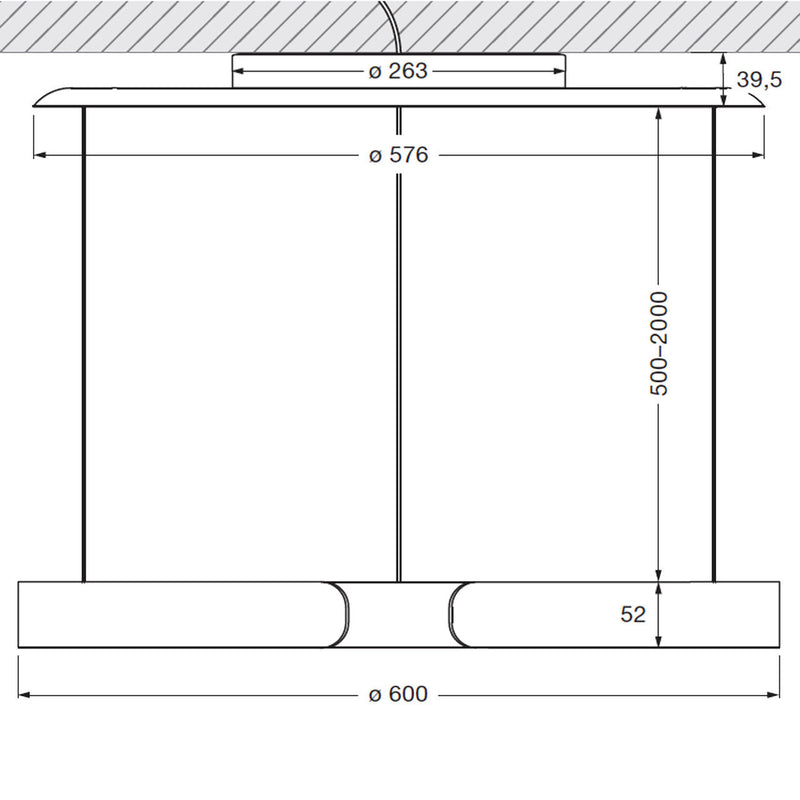 Mito Sospeso 60 Pendant Light