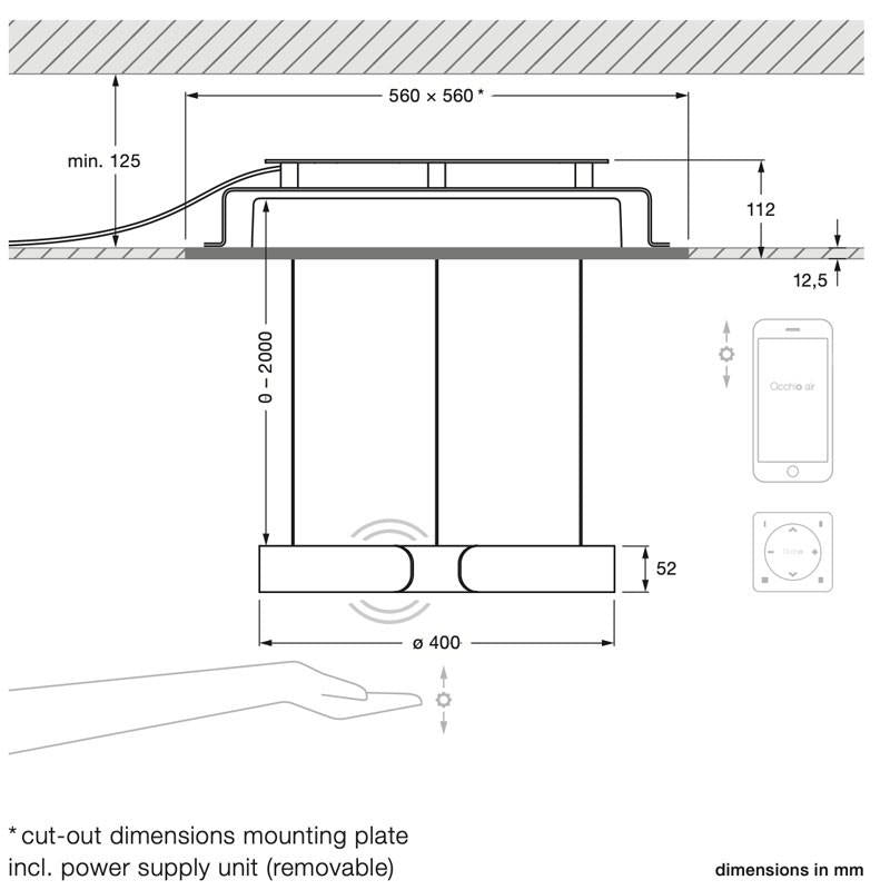 Mito Sospeso Cosmo Move 40 Pendant Light