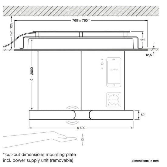 Mito Sospeso Cosmo Move 60 Pendant Light